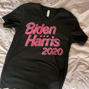 Biden Harris Barbie Logo Tee
